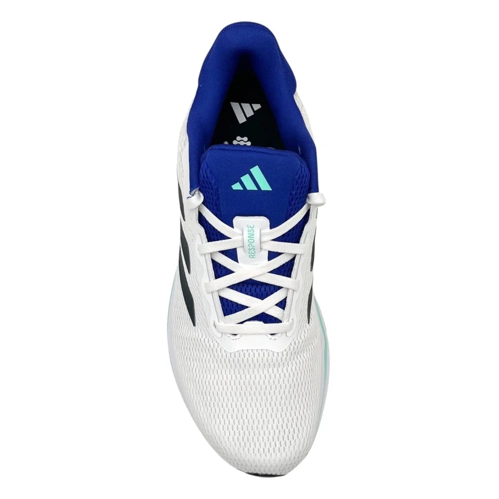 adidas Mens Response Athletic Running‎ Shoe Size 9.5 White/Aurora Ink/Flash Aqua